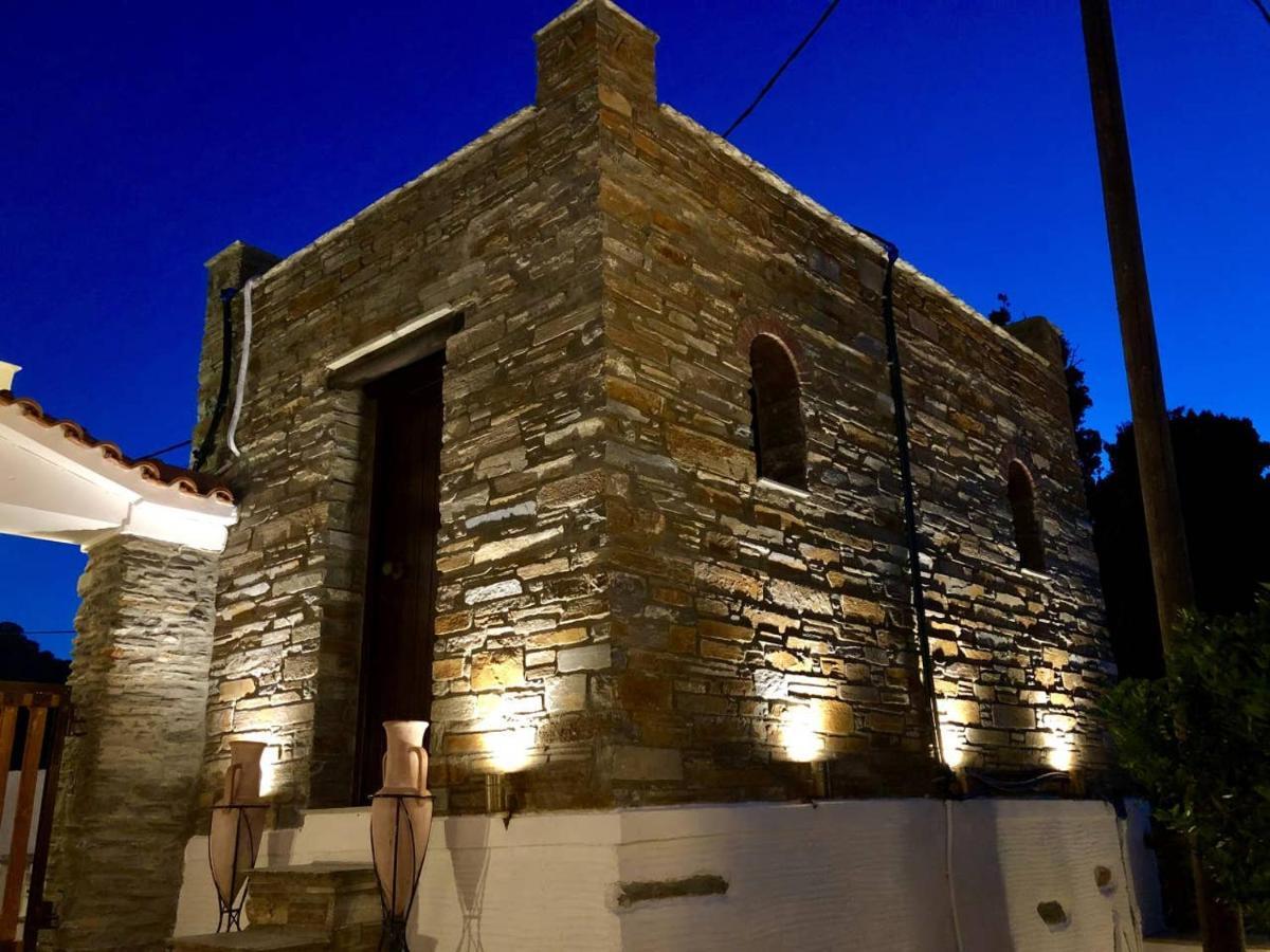 Stone Nest Andros Villa Livádhia Exterior foto